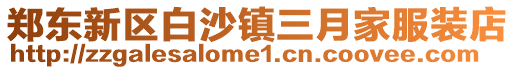 鄭東新區白沙鎮三月家服裝店