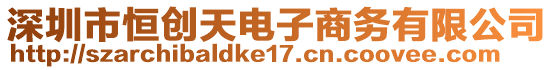 深圳市恒創(chuàng)天電子商務有限公司