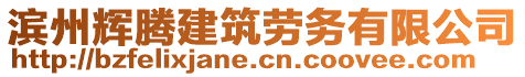濱州輝騰建筑勞務有限公司