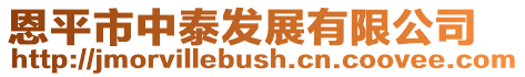 恩平市中泰發(fā)展有限公司