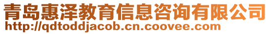 青島惠澤教育信息咨詢有限公司