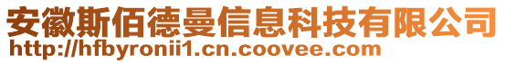 安徽斯佰德曼信息科技有限公司