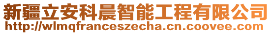 新疆立安科晨智能工程有限公司