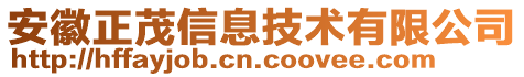 安徽正茂信息技術有限公司