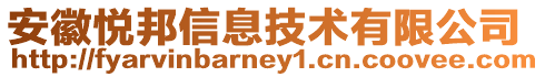 安徽悅邦信息技術有限公司