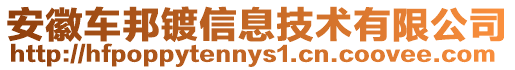 安徽車邦鍍信息技術有限公司