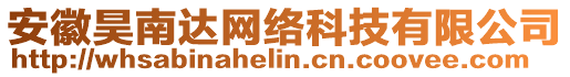 安徽昊南達(dá)網(wǎng)絡(luò)科技有限公司