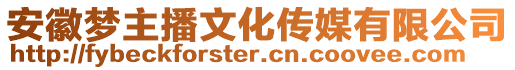 安徽夢(mèng)主播文化傳媒有限公司