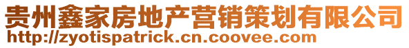 貴州鑫家房地產(chǎn)營(yíng)銷策劃有限公司