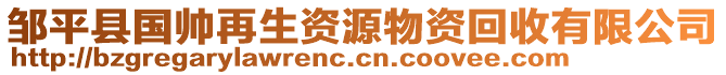 鄒平縣國帥再生資源物資回收有限公司