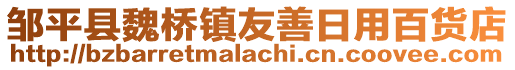 鄒平縣魏橋鎮友善日用百貨店
