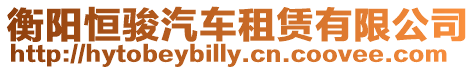衡陽恒駿汽車租賃有限公司