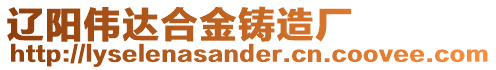 遼陽偉達合金鑄造廠