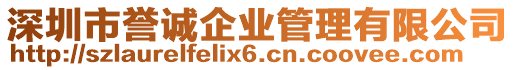 深圳市譽(yù)誠企業(yè)管理有限公司