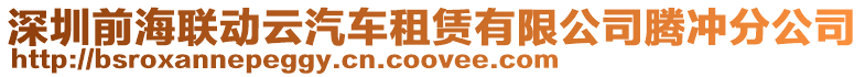深圳前海聯動云汽車租賃有限公司騰沖分公司
