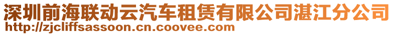 深圳前海聯動云汽車租賃有限公司湛江分公司