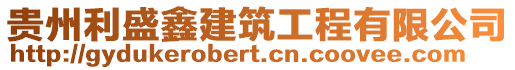 貴州利盛鑫建筑工程有限公司