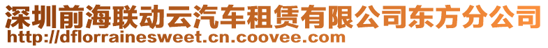 深圳前海聯動云汽車租賃有限公司東方分公司