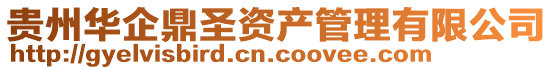貴州華企鼎圣資產(chǎn)管理有限公司