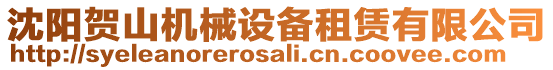 沈陽(yáng)賀山機(jī)械設(shè)備租賃有限公司