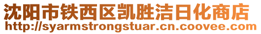 沈陽市鐵西區凱勝潔日化商店