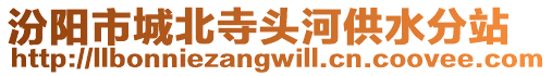 汾陽市城北寺頭河供水分站