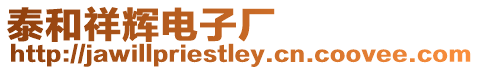 泰和祥輝電子廠