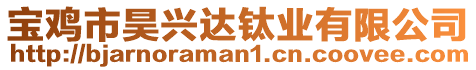 寶雞市昊興達鈦業有限公司