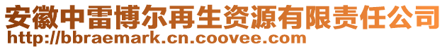 安徽中雷博爾再生資源有限責(zé)任公司
