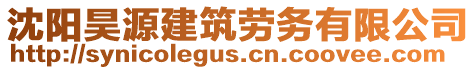 沈陽昊源建筑勞務有限公司
