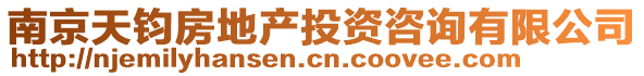 南京天鈞房地產投資咨詢有限公司