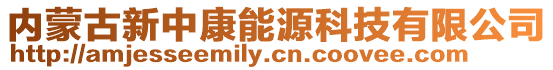 內(nèi)蒙古新中康能源科技有限公司