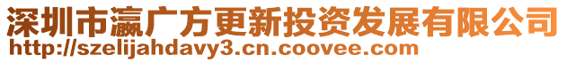 深圳市瀛廣方更新投資發(fā)展有限公司