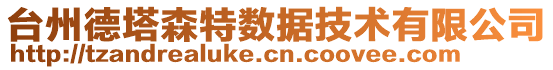 臺(tái)州德塔森特?cái)?shù)據(jù)技術(shù)有限公司