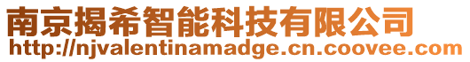 南京揭希智能科技有限公司