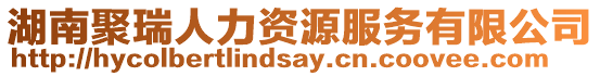 湖南聚瑞人力資源服務有限公司