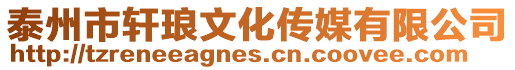 泰州市軒瑯文化傳媒有限公司