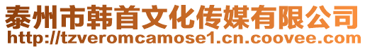 泰州市韓首文化傳媒有限公司