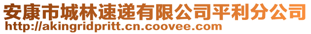 安康市城林速遞有限公司平利分公司