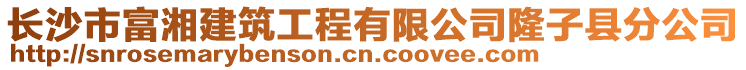 長沙市富湘建筑工程有限公司隆子縣分公司