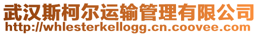 武漢斯柯爾運輸管理有限公司
