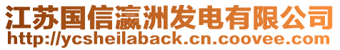 江蘇國(guó)信瀛洲發(fā)電有限公司