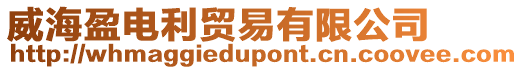 威海盈電利貿(mào)易有限公司
