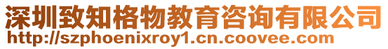 深圳致知格物教育咨詢有限公司