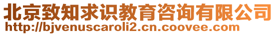 北京致知求識教育咨詢有限公司