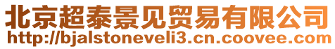 北京超泰景見貿易有限公司