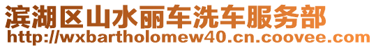 濱湖區(qū)山水麗車洗車服務部