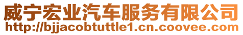 威寧宏業汽車服務有限公司