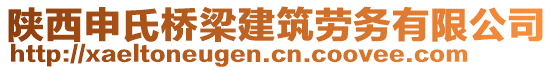 陜西申氏橋梁建筑勞務(wù)有限公司