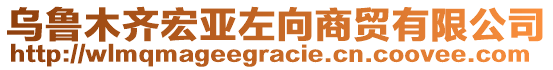 烏魯木齊宏亞左向商貿有限公司